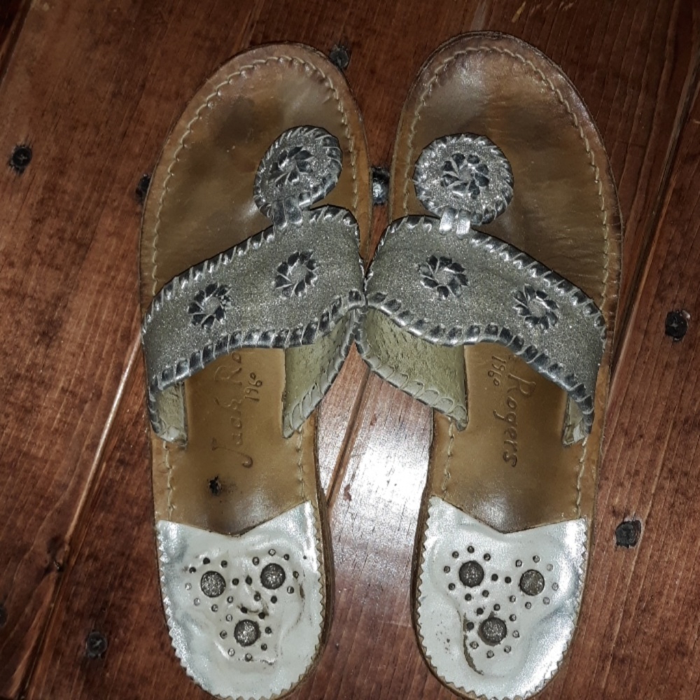 Silver glitter Jack Roger's